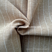 Tissu teinté en lin et sans fil de coton (QF13-0769)